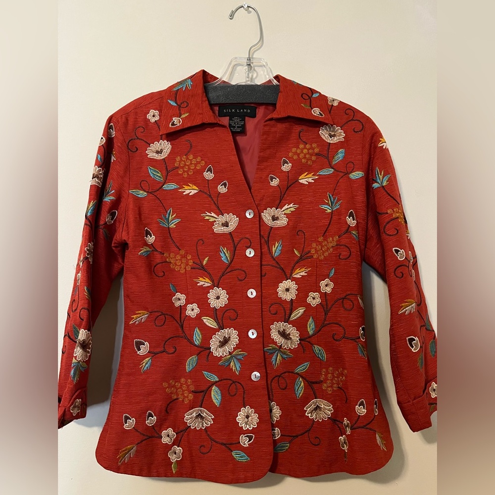 Vintage Silk Blazer